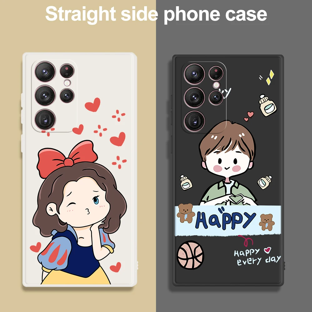 

Phone Case For Samsung S22 Ultra Cover Funda For Samsung Galaxy S21 S20 Ultra Plus S20 FE S11 S11E S10 Plus S10E Silicone Case