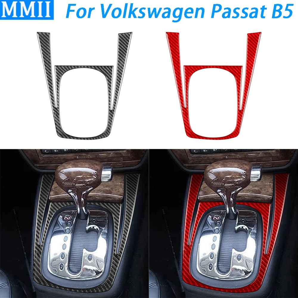 

Панель переключения передач из углеродного волокна для Volkswagen Passat B5 2001-2005, объемная накладка, аксессуары для украшения интерьера автомобиля, наклейка