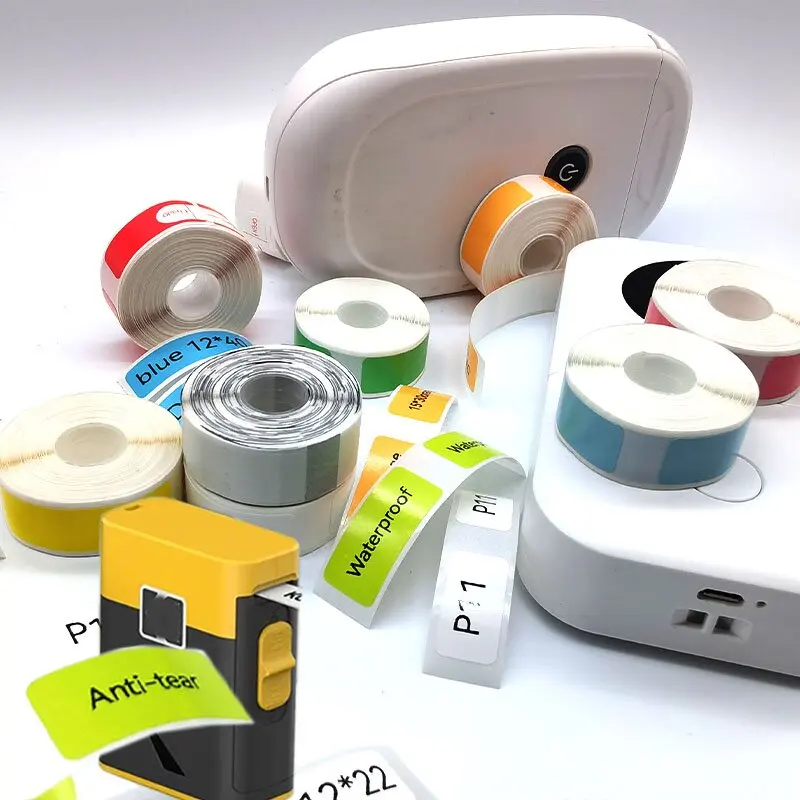 6 рулонов лент для этикеток D30 phomemo Q30 Marklife P15 P11 бумага 15*30 водостойкая цветная