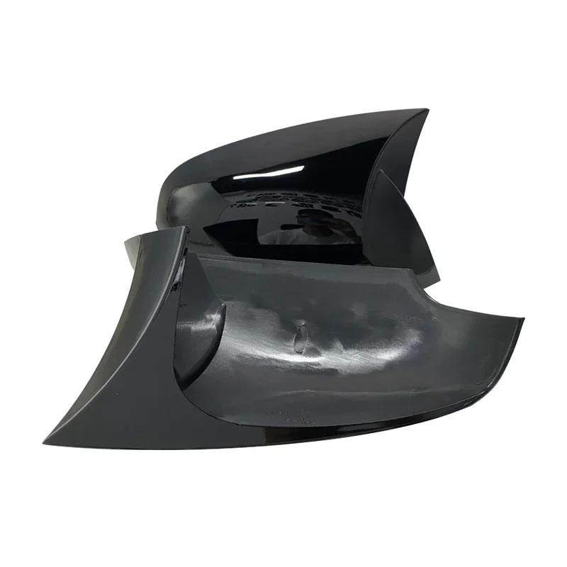 2 шт. зеркальные крышки чехол заднего вида черный глянец для Renault Fluance için 2010-2016