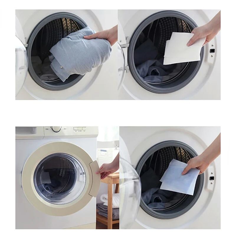 

100pc Washing Machine Use Mixed Proof Color Absorption Sheet Anti Dyed Cloth Laundry Papers Color Catcher Grabber Cloth