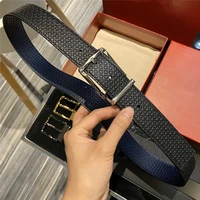 luxury fashion brand designer belt top quality genuine leather reversible belt formal dress high end mens pants belt
