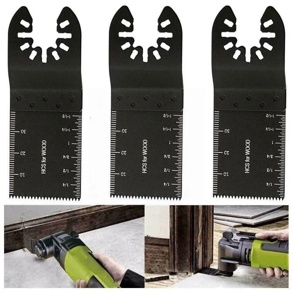 

34mm Universal Hcs Oscillating Multi Tool Saw Blades For Metal Wood Cutting Multitool Woodworking Cutter Power Tool