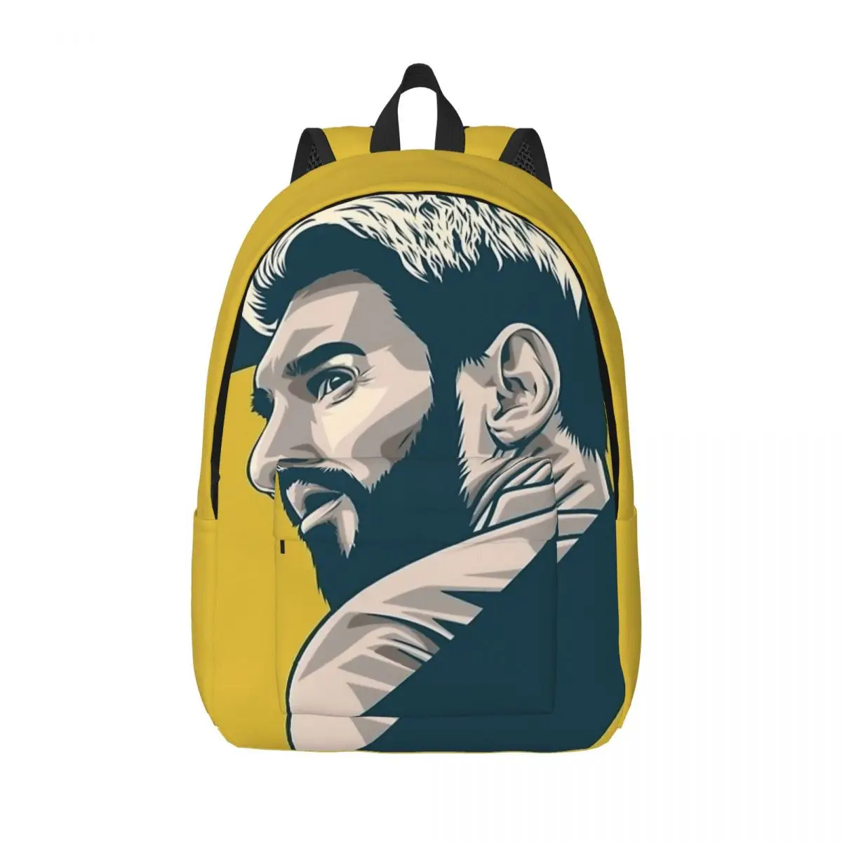 

Soccer Messied Celebrates Backpack for Men Women Casual High School Daypack Lionel Football Argentinian The 10 Laptop Bag