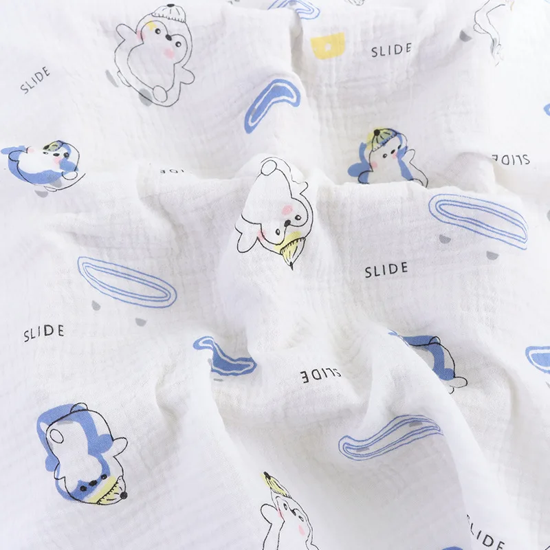 

Закажите хлопковую двухслойную марлевую одежду класса А с принтом в виде пингвина