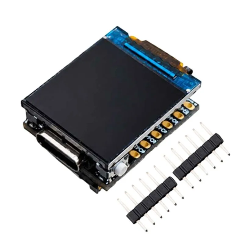 Фото Суперраспродажа: Мини-плата для разработки ESP32-S3 с ЖК-дисплеем 0,85 дюйма, RGB-экраном 128x128, Bluetooth 5 и SD-портом для A №2