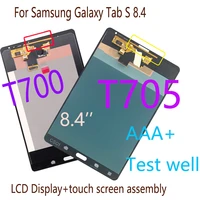 tested 8 4 lcd for samsung galaxy tab s 8 4 t700 t705 sm t700 sm t705 lcd display touch screen digitizer assembly replacement