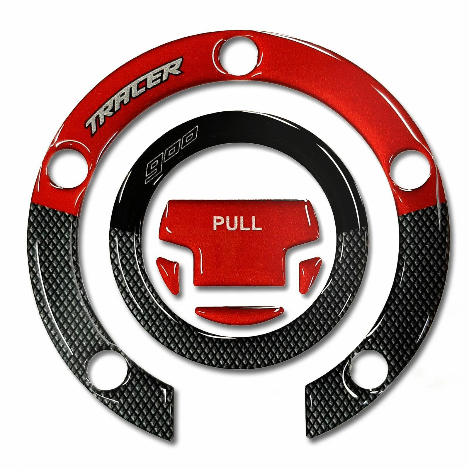 

Tracer 900 мотоциклетные 3D полимерные защитные наклейки на топливный бак, комплект защиты от царапин для Yamaha Tracer 900 2018-2020