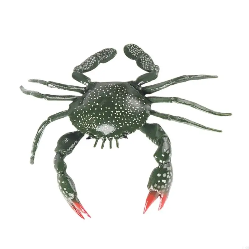 090B Lifelikes Крабы семейный набор игрушек прочные пластиковые фигурки животных