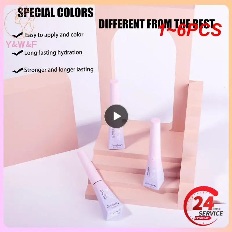 

1-6 шт., водостойкий лак для ногтей