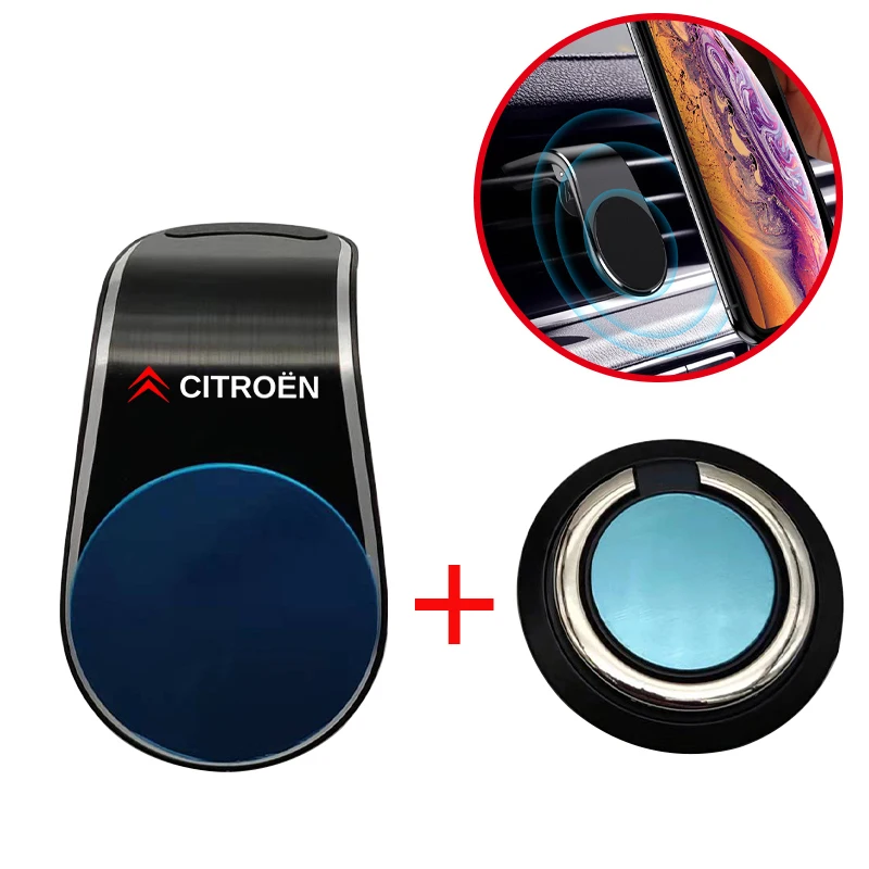 

JKHNN Magnetic Car Phone Holder For Citroen DS DS3 DS4 DS5 DS6 DS7 DS9 BERLINGO PICASSO VTS Air Vent Clip Comes With Mini Holder