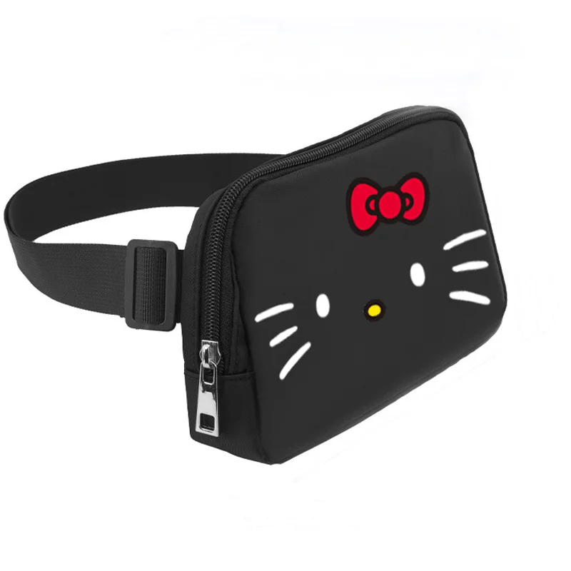 Sanrio Hellokitty Summer Cute Goddess Sports Chest Bag Waist Bag Mobile Coin Purse Phone Case handbags shoulder bag pink