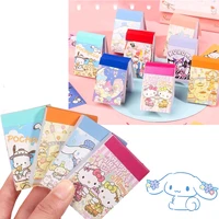 kawaii sanrio beanie ben melody cinnamorol portable sticker book hand account kids stickers material student stationery stickers