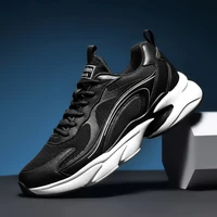 big size shoes mens breahable running shoes for men tick sole gym jogging shoes outdoor casual sneakers summer walking shoes