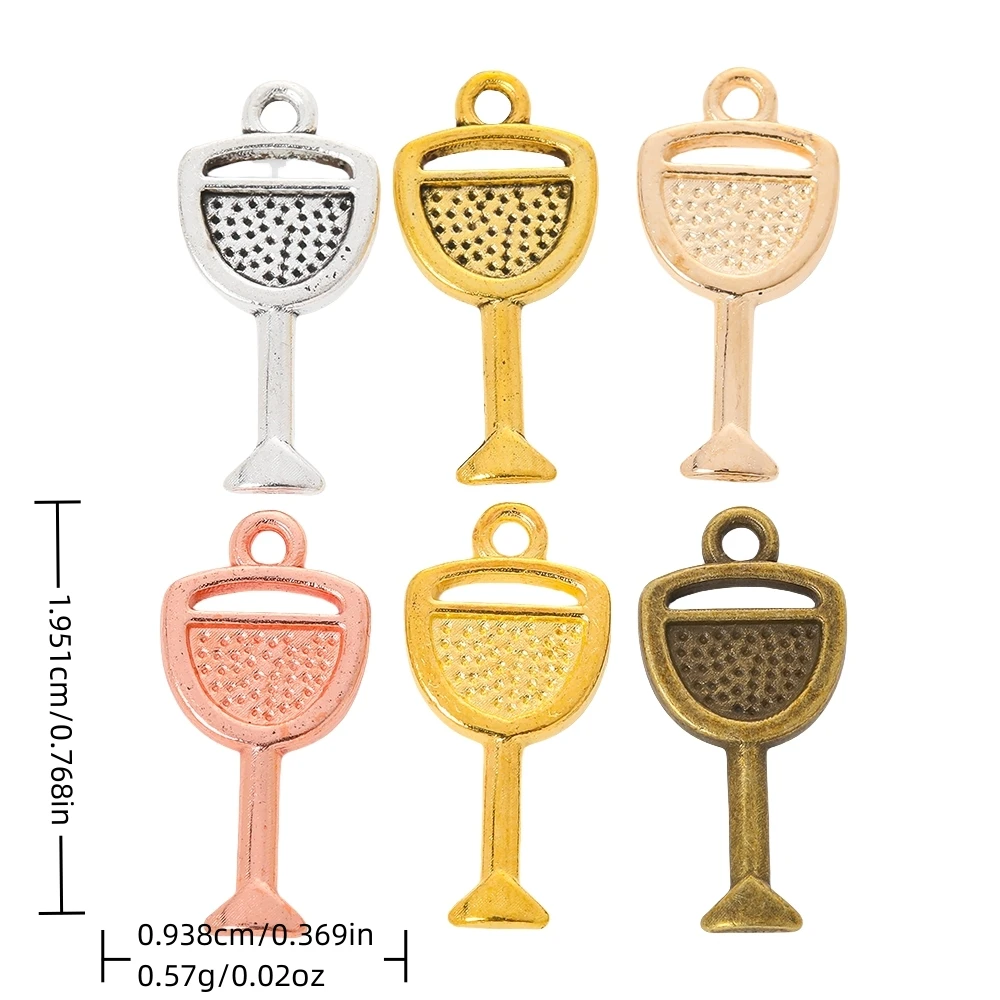 100 шт. (стекло) винтажный металлический кулон из цинкового сплава аксессуары для