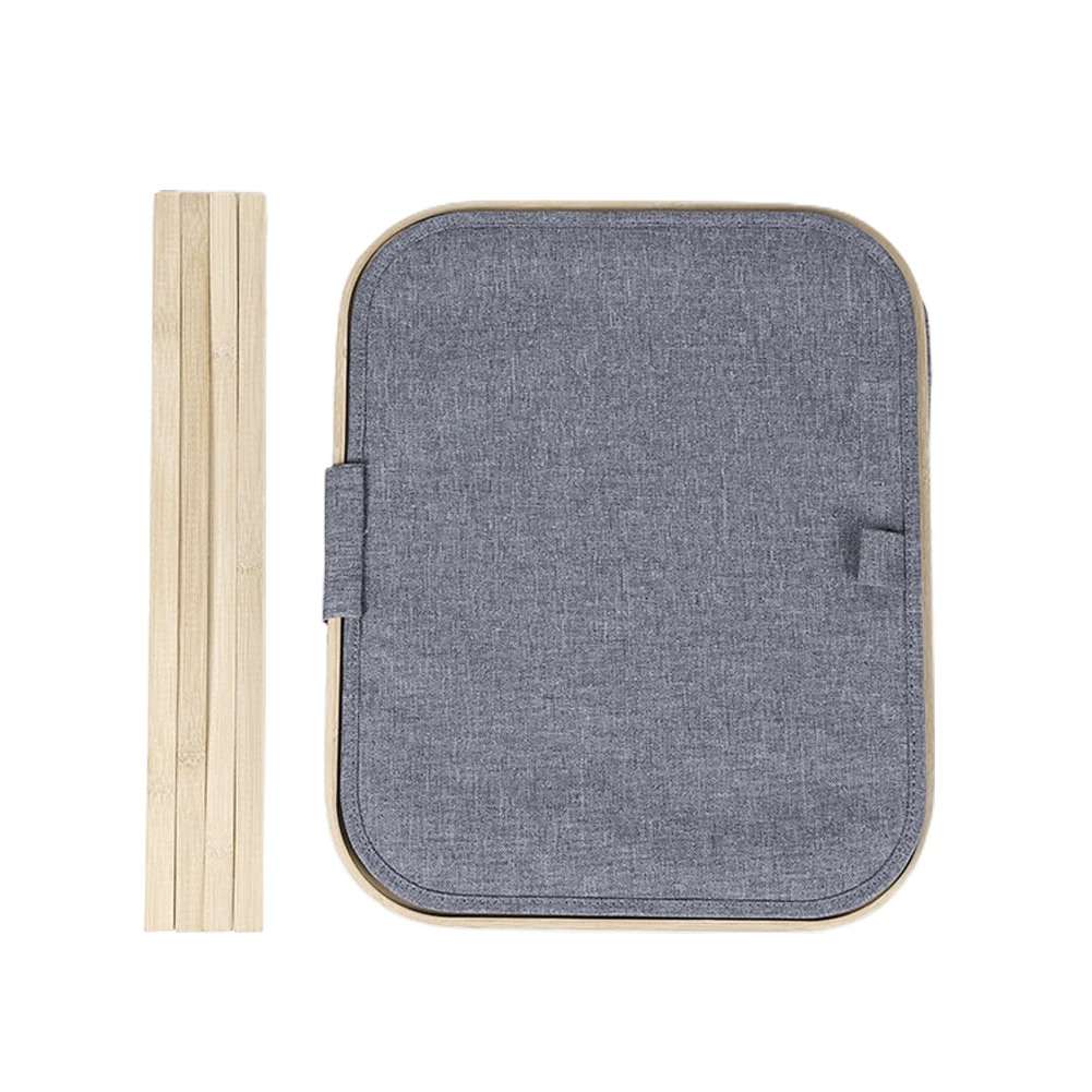 

Корзина для хранения с крышкой для балкона, бамбуковые корзины для дома, белья, квартиры, защита от пыли, складные конструкционные опорные с...