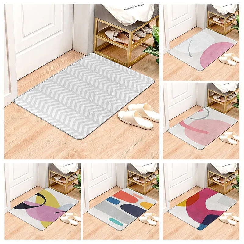 

Нескользящий коврик для ванной комнаты, маленький коврик для душа, декоративный Впитывающий Коврик для ног, коврик для спальни, балкона, ков...