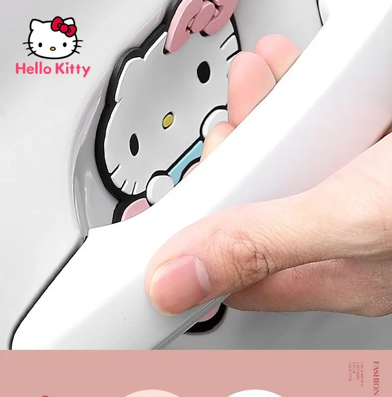 

Hello Kitty Anti-scratch Strip Interior Decoration Fashion Cute Cartoon Car Door Anti-collision Scratch Sticker