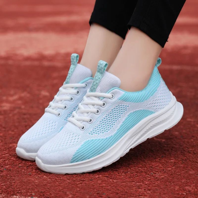 Fashion Women Running Sneakers Lightweight Breathable Mesh Leisure Shoes Ladies Sneakers Outdoor Sports Footwear Size 35-41