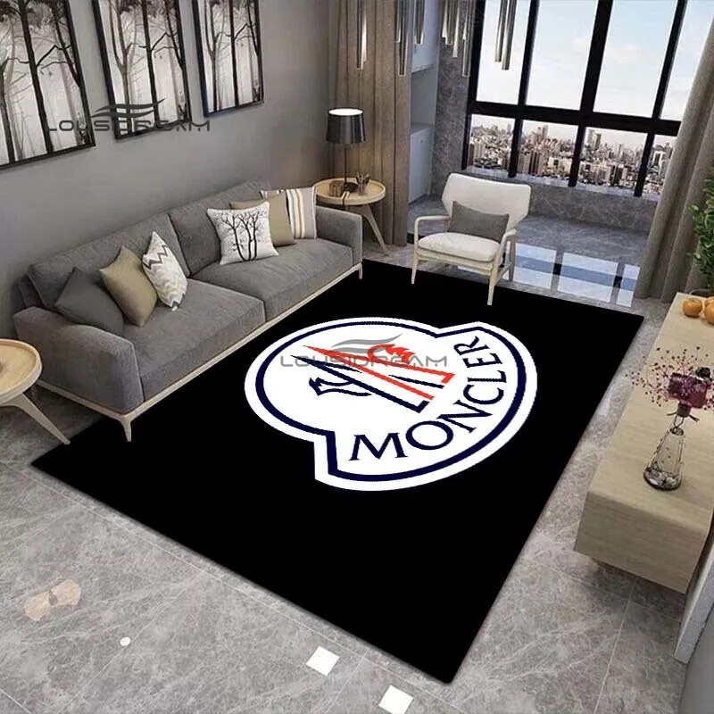 

M-Moncler коврик с логотипом и ковер модные украшения, напольный коврик, украшение для гостиной, спальни, большой мягкий коврик