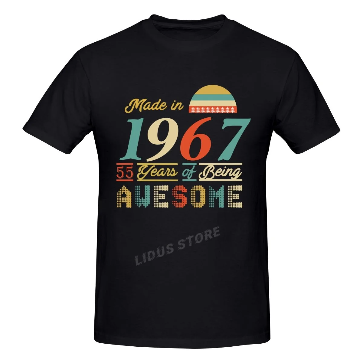 

Made In 1967 55 Years Of Being Awesome 55th Birthday Gift T shirt Harajuku Clothing T-shirt Cotton Graphics Tshirt Tee Tops