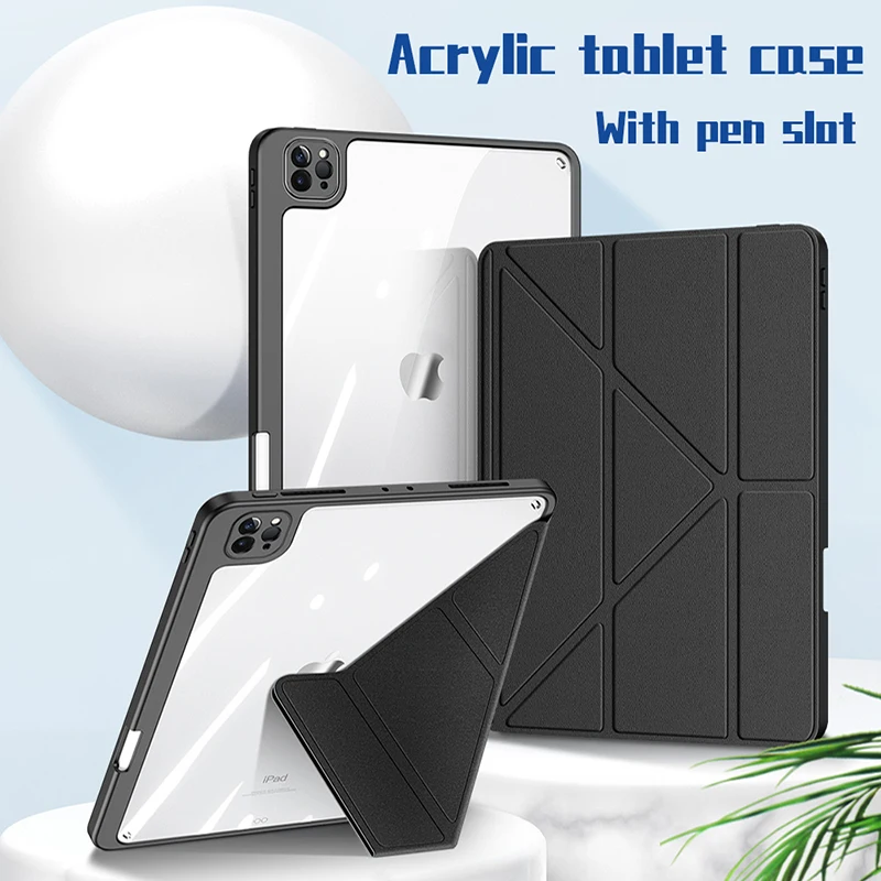 

Чехол для iPad Mini 6 Pro 11 9-го 2021 поколения, iPad Pro 11, 12, 9, Air 5 2022, дюймов, 2-го, 8-го, 9-го поколения, акриловый se