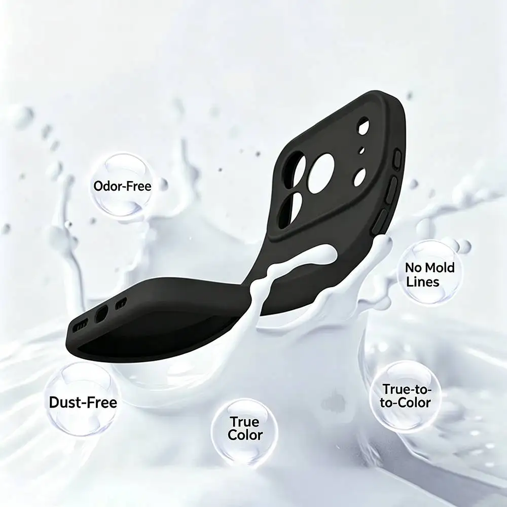Фото Чехол для телефона M-MbappeS для iPhone 17 15 16 11 14 13 12 Pro Max Plus E SE4 Mini, черный, мягкий №2