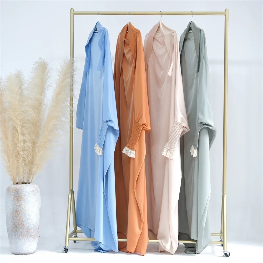 Платья с полным покрытием Скромный длинный Химар Абая Мусульманское женское