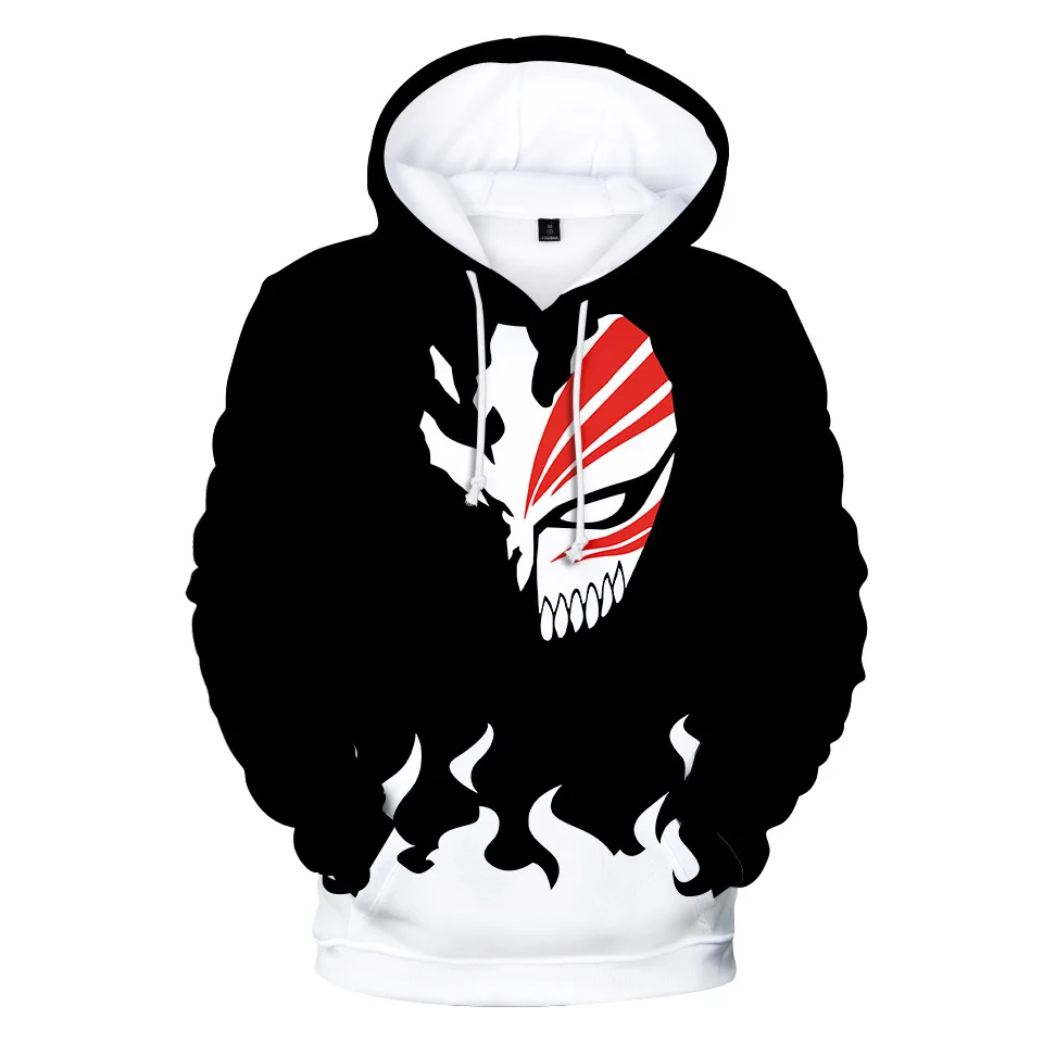 

13 Team leader Cosplay Anime Bleach Ichigo Kurosaki Hoodie Men Women Bleach Sweatshirt Hip hop Hooded Harajuku Pullovers Clothes