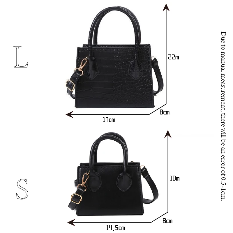 2023 сумки через плечо из искусственной кожи с крокодиловым узором для женщин