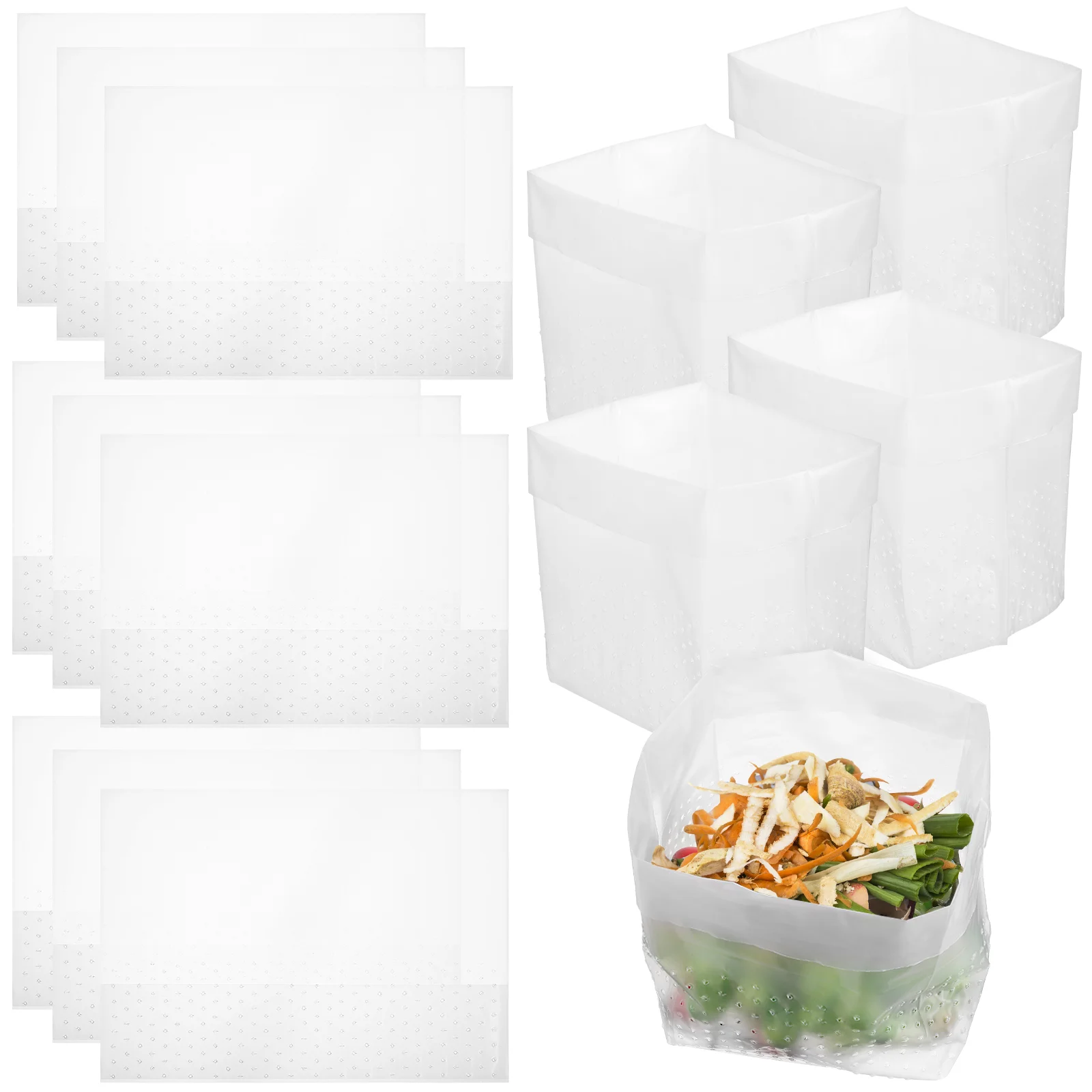 

150 Pcs Sink Filter Strainer Trash Bag Standing Waste Bags Disposable Food Home Garbage Kitchen Ktichen