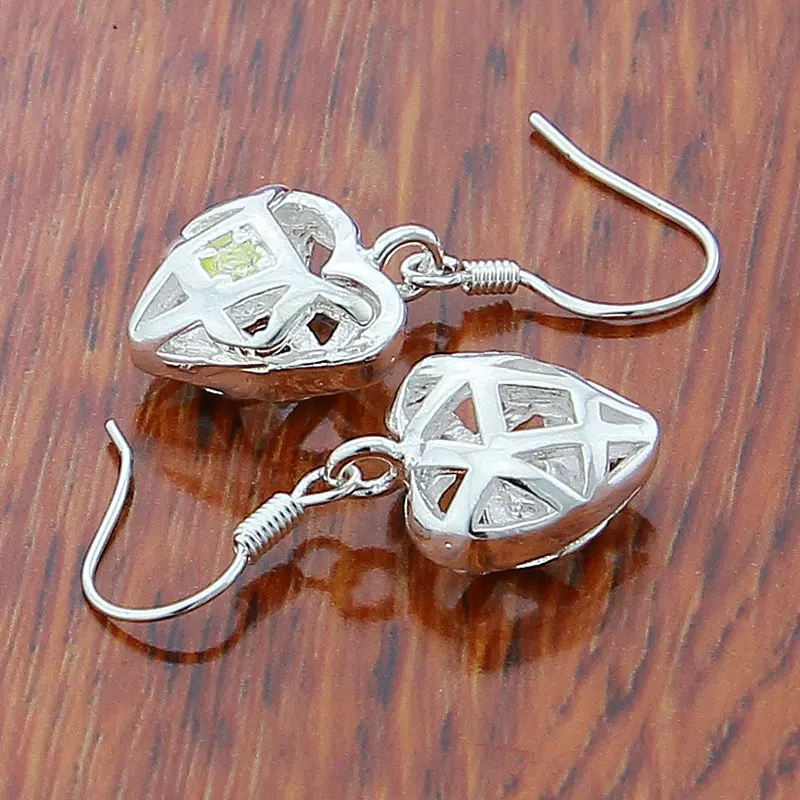 BABYLLNT 2019 New Simple Fashion 925 Sterling Silver Earring Charm Heart Drop Women Jewelry Bijoux Gift | Украшения и аксессуары