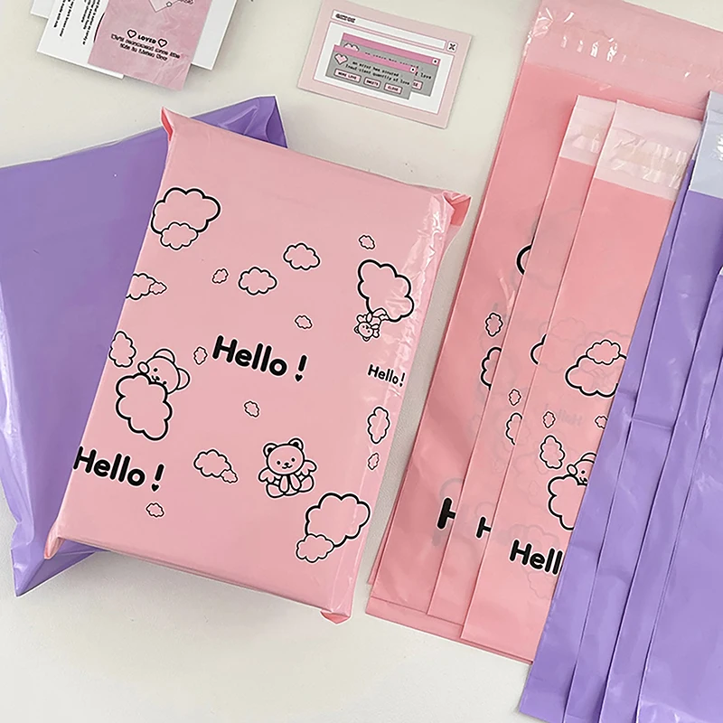 10 шт. водонепроницаемые самоклеящиеся пакеты для доставки