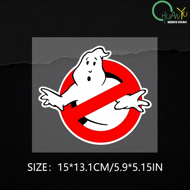 

Водонепроницаемая Светоотражающая Наклейка «Забавный Охотник За Призраками» Для Ноутбуков, Мотоциклов, Автомобильных Аксессуаров