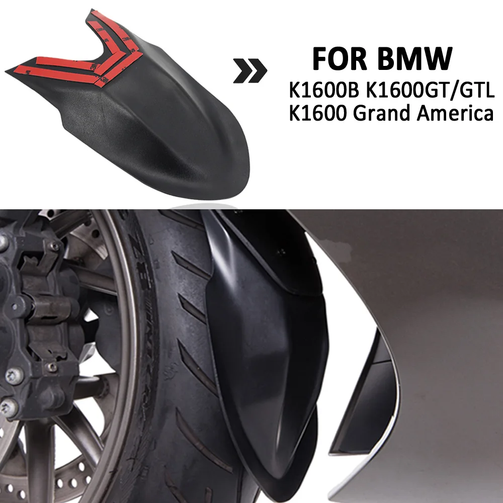 

Motorcycle black front fender extension For BMW K1600GT K1600GTL