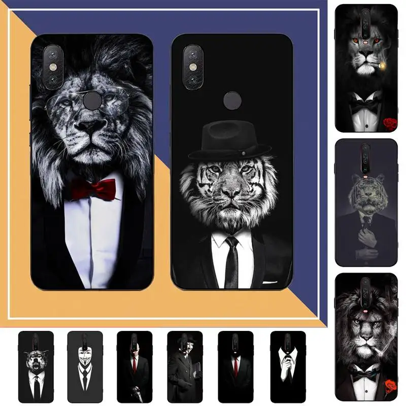 

Man Suit Shirt Tie Phone Case for Redmi Note 8 7 9 4 6 pro max T X 5A 3 10 lite pro