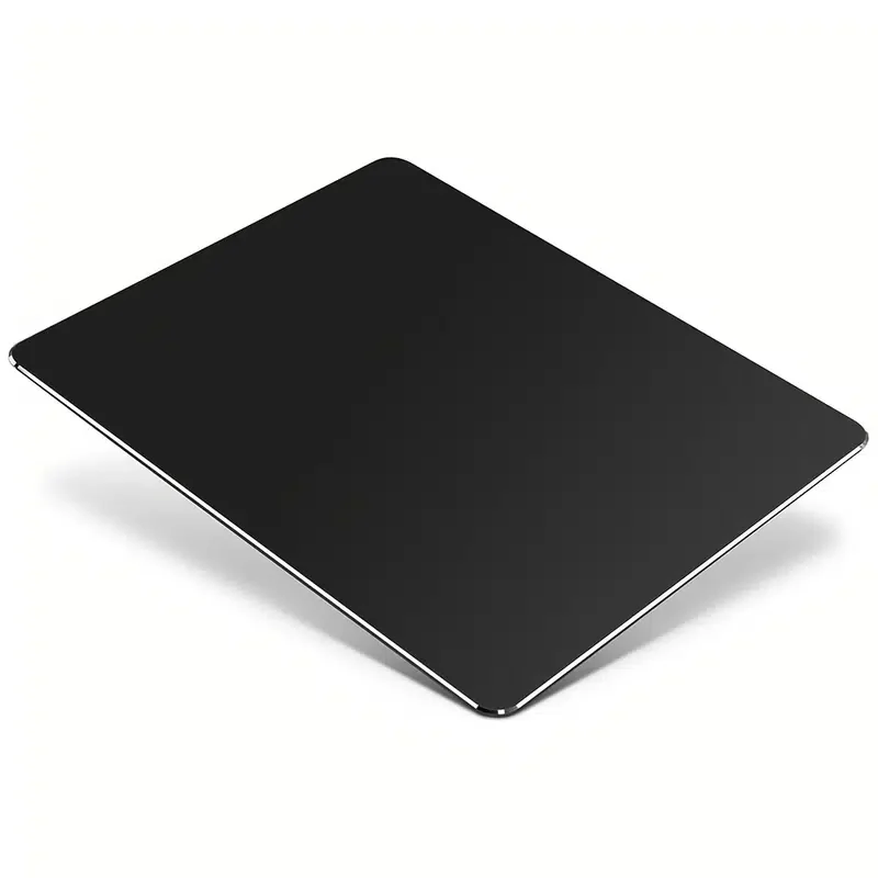 

LY Metal Aluminum Mouse Pad, Thin Hard Mouse Pad For Office And Games, Double-sided Waterproof, Fast And Accurate Control Mouse