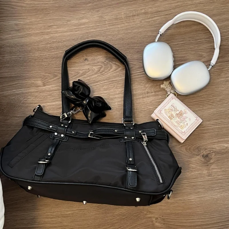 Sweet Cool Hot Girl Fan Car Underarm Bag Special-Interest Design Street Style Commuting Large Capacity High Quality Cro