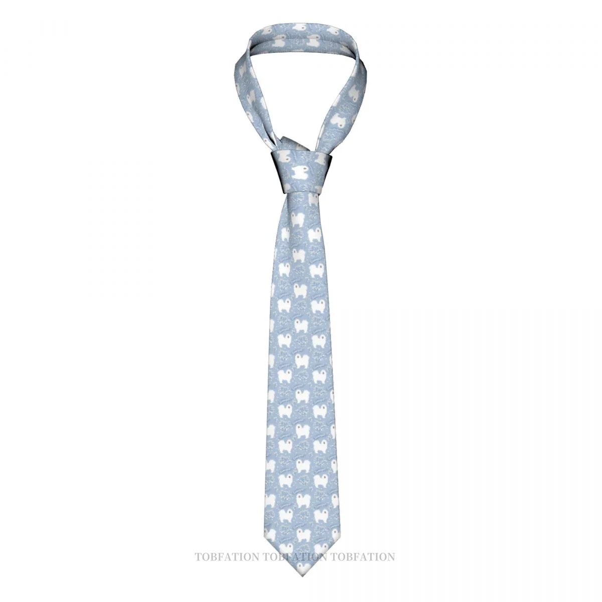Симпатичный Классический мужской галстук для косплея собаки в зимнем снежном