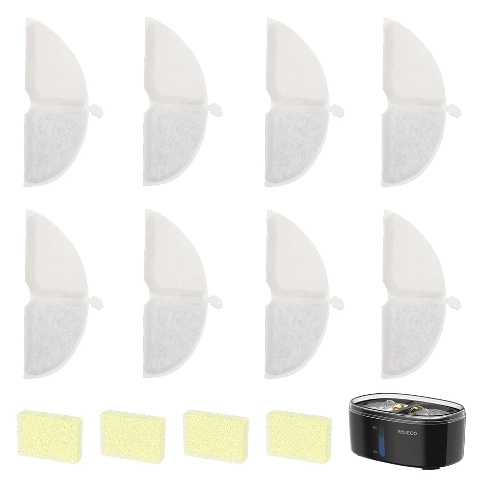 

Фильтр для фонтана ROJECO, только для двойной воды кошки, сменные фильтры для кошек, поилки, фильтры для очистки воды домашних животных