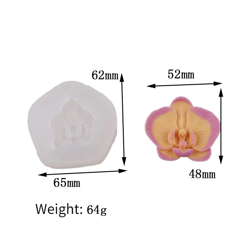 

New Rose Flower Shape Silicone 3D Soap Mold Fondant Cake Mold Cupcake Jelly Candle Candy Chocolate Decoration Baking Tool Moulds
