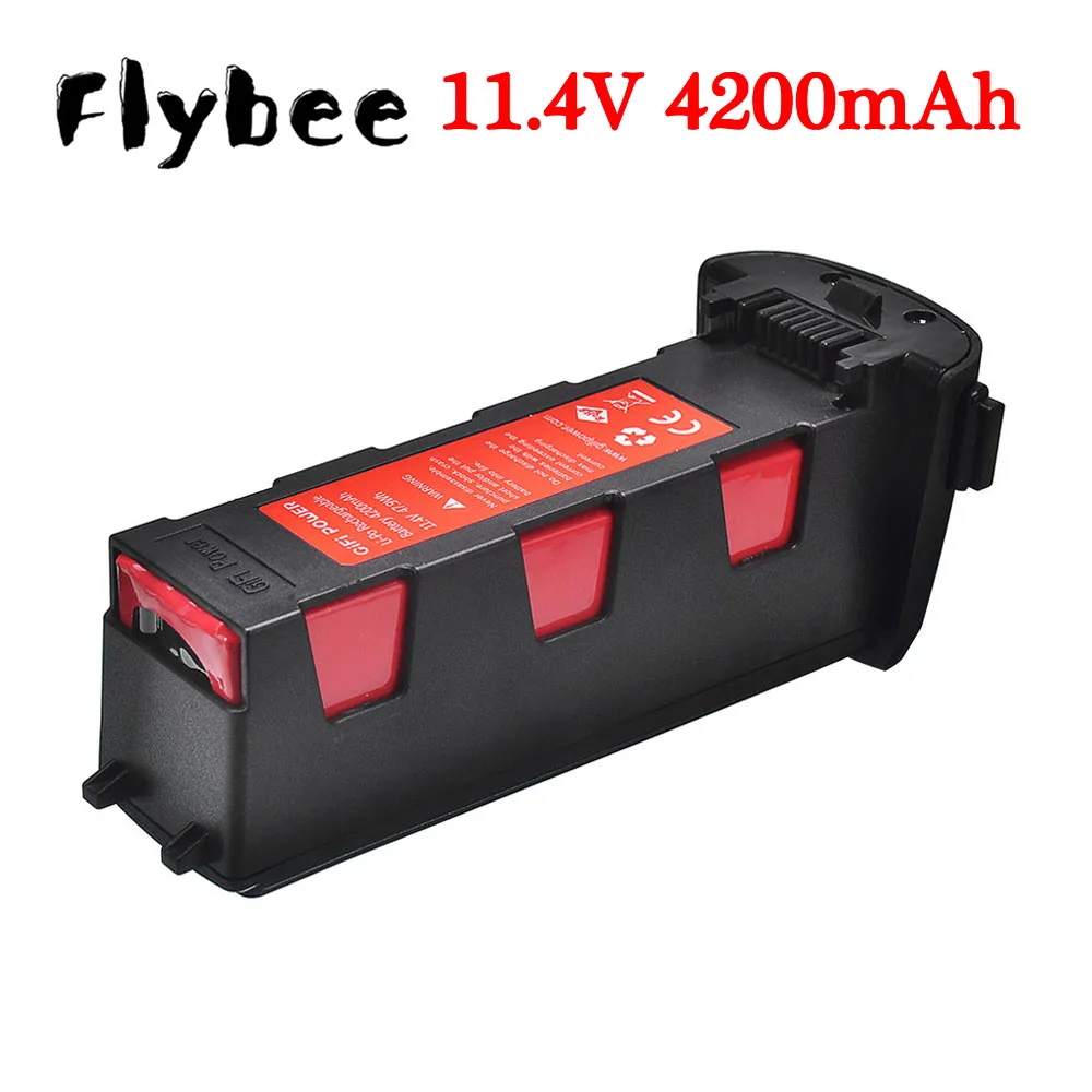 

Upgrade 11.4v 4200mAh Battery for Hubsan H117S Zino PRO RC Quadcopter Spare Parts Intelligent Flight Battery For RC Camera Drone