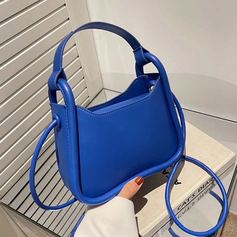 

Fashion Small Tote Bag Solid Color Women Handbag 2022 New Trendy Female Shoulder Bag Designer Brand Crossbody Bag Luxury Purses