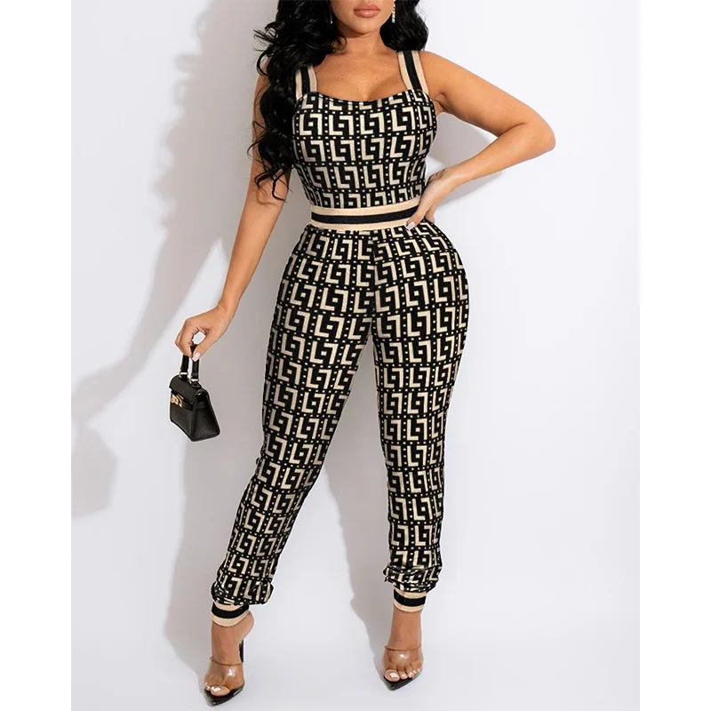 JYB Elegant Jumpsuits for Women 2023 Sleeveless Sling Elastic Waist with Rubber bands Elegant Women's Overalls