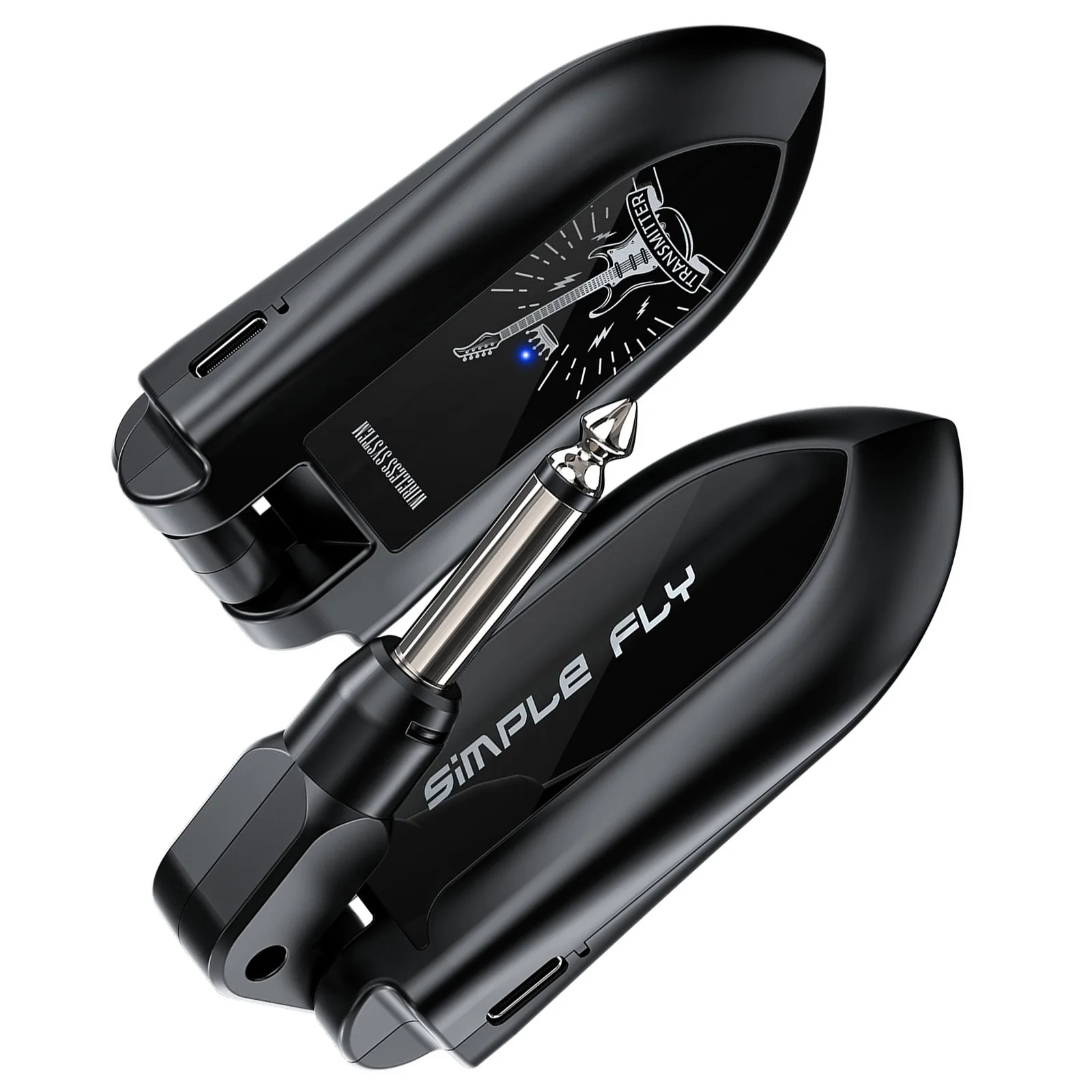 4 канала беспроводной гитарный системный передатчик приемник Встроенный