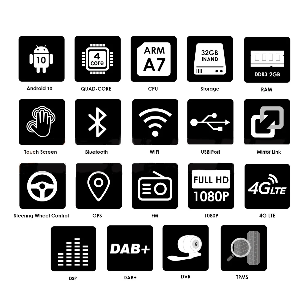 Автомобильный радиоприемник с восьмиядерным процессором AI Voice 2 Din Android для Skoda