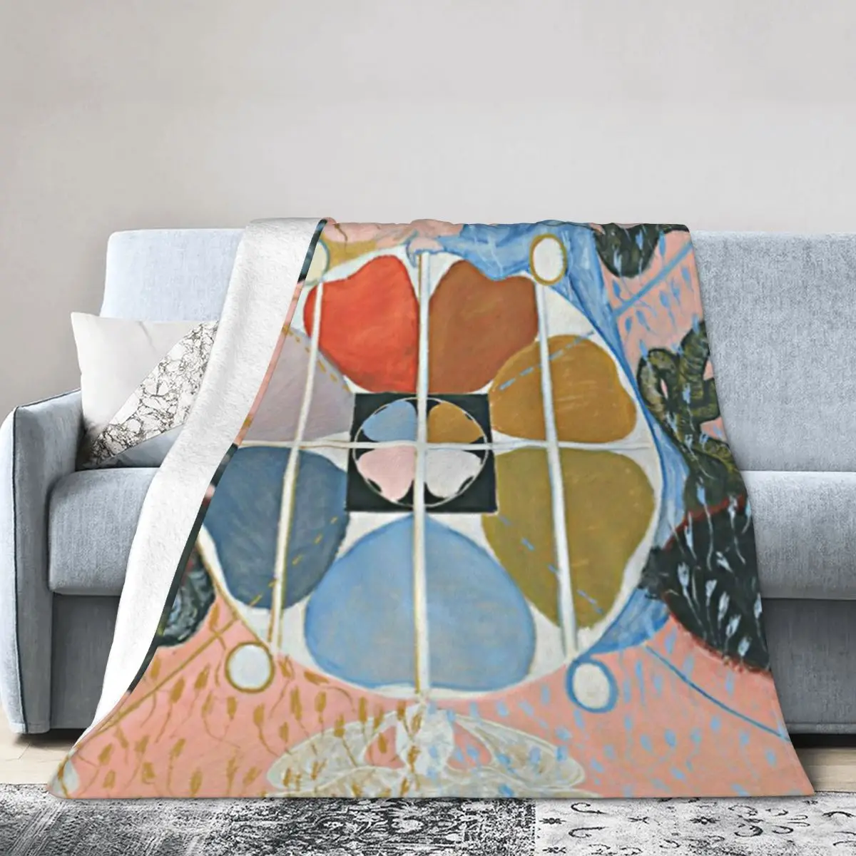 Hilma Af Klint Evolution No 12 Grupp VI 1908 одеяло из микрофлиса