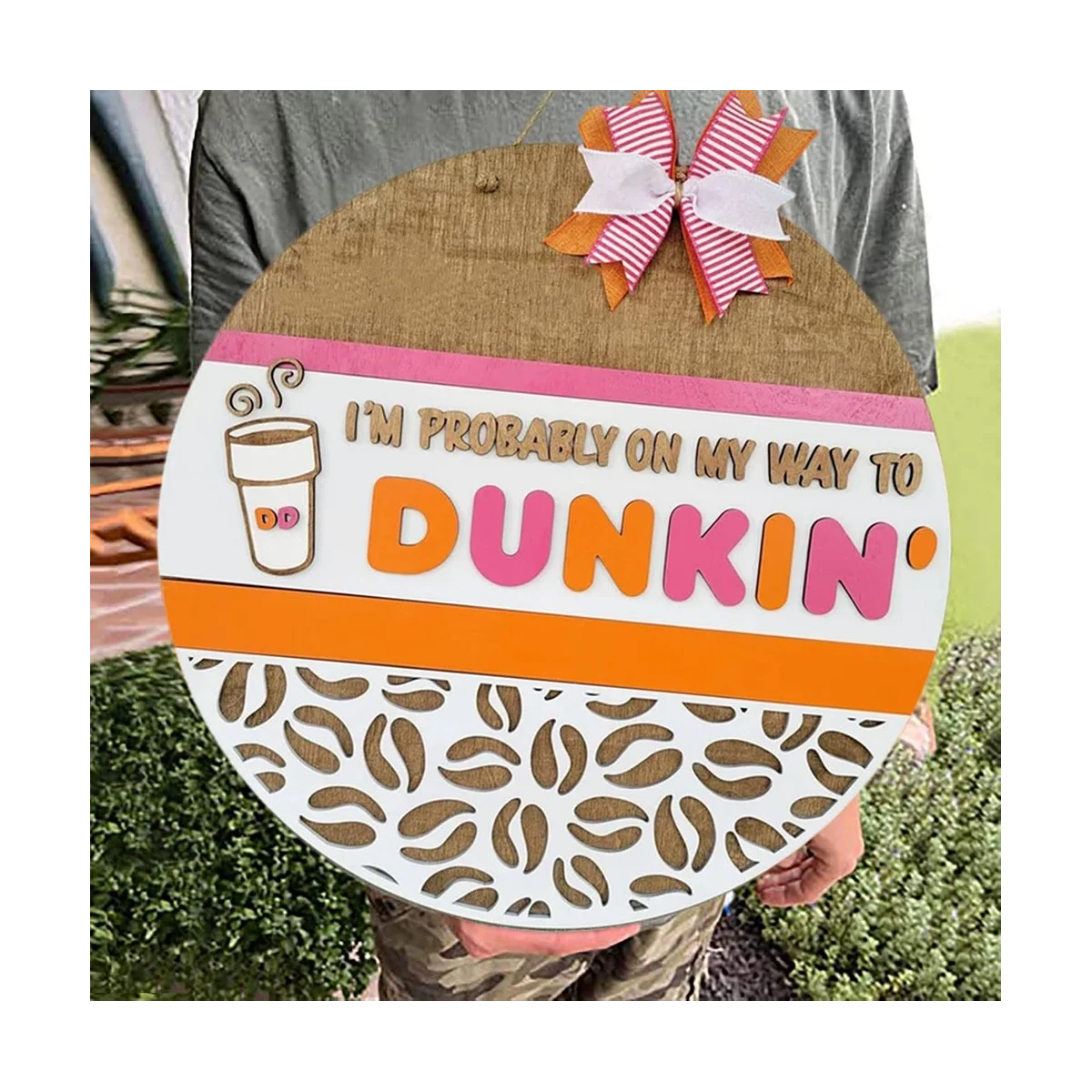 Забавный декоративный дверной знак я вероятно в пути уникальный Знак