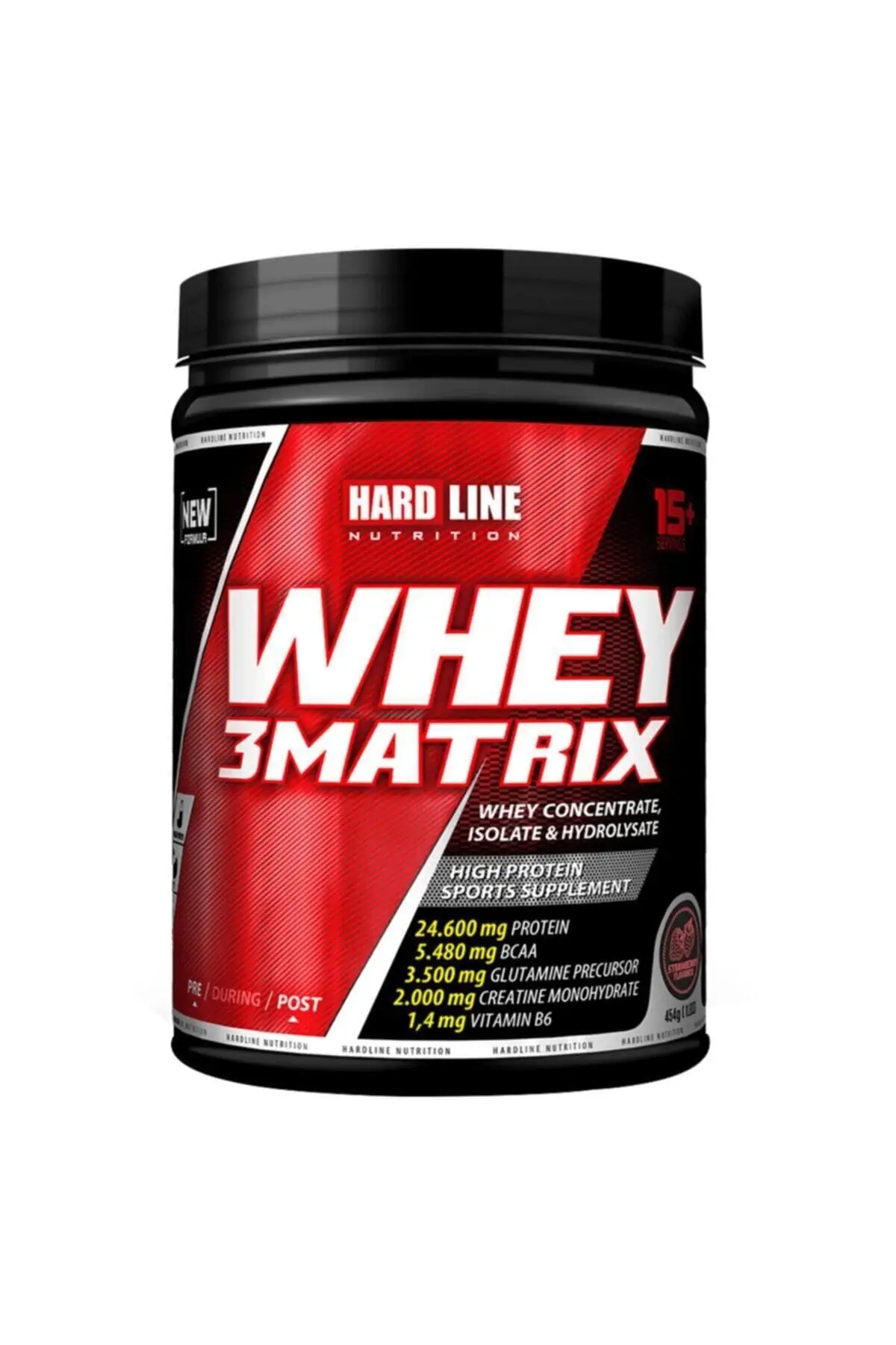 

Whey 3 Matrix 454 g Protein Powder-Strawberry Flavored