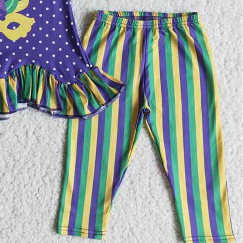 Новый весенний модный карнавальный комплект для малышей с длинным рукавом и